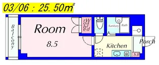 メゾンクレール【5階】の間取り