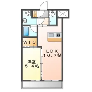 プレジオ吹田【2階】の間取り