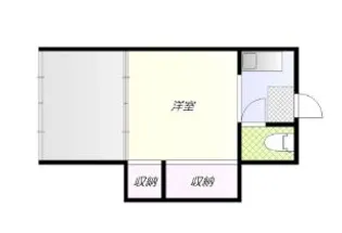 石井荘【1階】の間取り