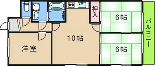 サンハイツマルミ【3階】の間取り