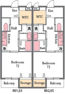 アルチザン【1階】の間取り