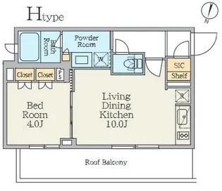 クレストコート池上六丁目【5階】の間取り