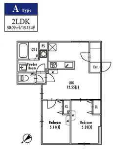GRAN PASEO三宿II【3階】の間取り