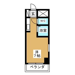 メゾン金山【1階】の間取り