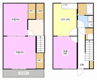 MYリバティー【1階】の間取り