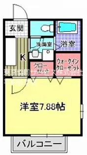 クレール【1階】の間取り