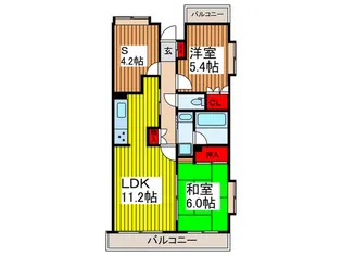 ロイヤルステージ北浦和II【3階】の間取り