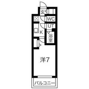 ファステート難波グランプリ【15階】の間取り