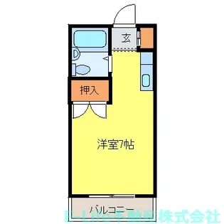 津久礼アパート【1階】の間取り