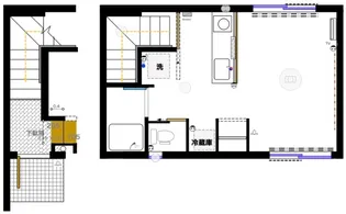 クオリ【2階】の間取り