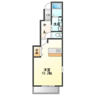 フレーシュA【1階】の間取り