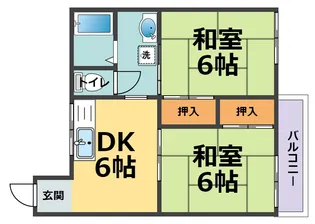 アネックス甲子園三番町【2階】の間取り