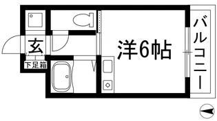 ロイヤルコート西宮門戸【3階】の間取り