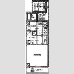 S-FORT八王子堀之内【4階】の間取り