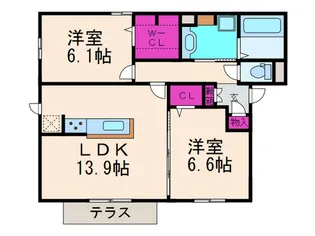 Maison こまくさ【1階】の間取り