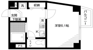 ロワール三宿【2階】の間取り