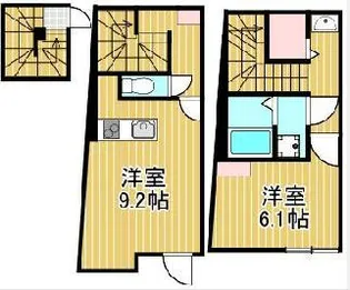 Reberty竹ノ塚【1階】の間取り