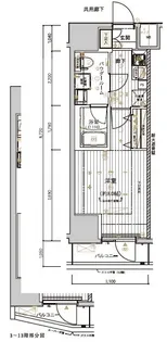 メインステージ十条II【4階】の間取り