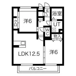 La luce小泉【3階】の間取り