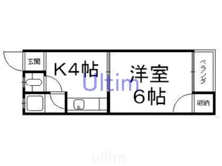 清幸マンション【1階】の間取り