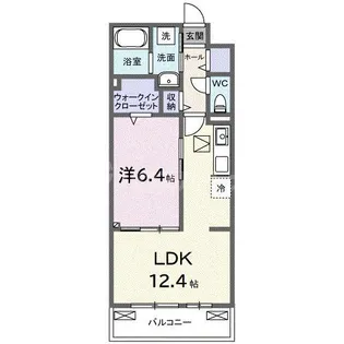 ブランノワレ【1階】の間取り