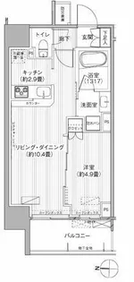 ヒューリックレジデンス新御茶ノ水【13階】の間取り