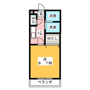 サン・friends気噴北【2階】の間取り