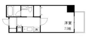 フィオレ立売堀【2階】の間取り
