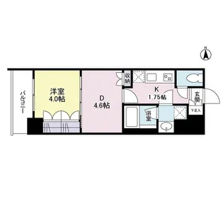 リバーレ池袋【7階】の間取り