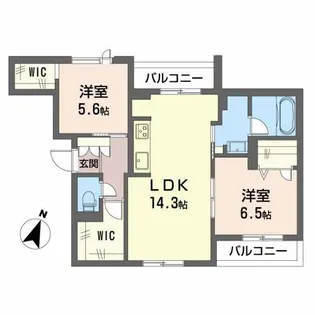 Casa M.s.j(BELS認証)【3階】の間取り