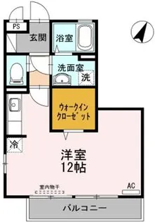リファルジェント泉 C棟【1階】の間取り