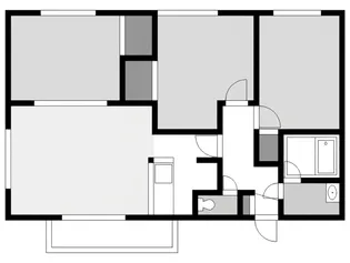 ラフィーネさくら通り【2階】の間取り