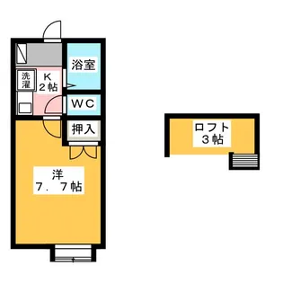 シェリール・ミニC【1階】の間取り