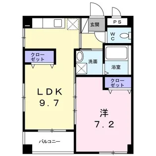 ノーヴァ K’s【3階】の間取り