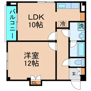 岡田ビル【3階】の間取り