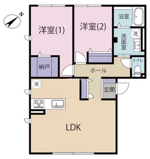 Grand Hill 清水I【3階】の間取り