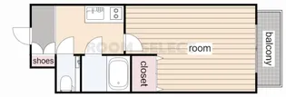 フロンティアタワー名駅南(旧CITY SPIRE 名駅南)【7階】の間取り