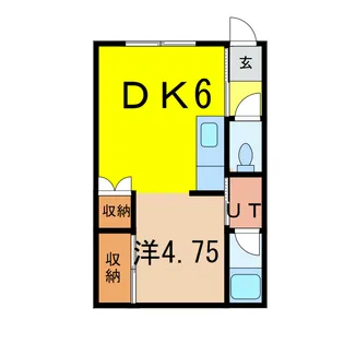 ハイツリバプール【2階】の間取り