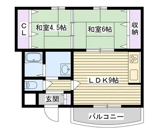 SSハイツ今福【4階】の間取り