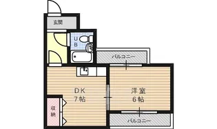 コア・ファースト山下【4階】の間取り