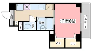 サニーハウス【5階】の間取り