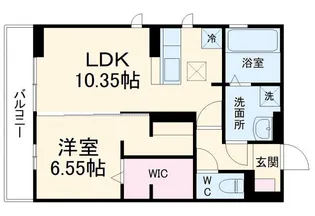 ソル ド レーヴ アッシュ【1階】の間取り