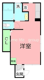 シャン・ドゥ・フルール(シャンドゥフルール)【1階】の間取り