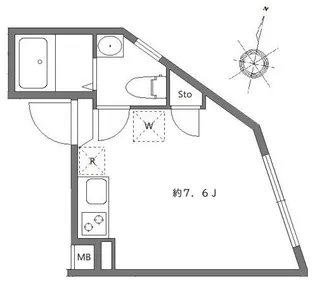 ライクフォール氷川台【3階】の間取り