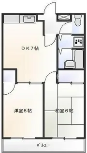 アーバン高野台【2階】の間取り
