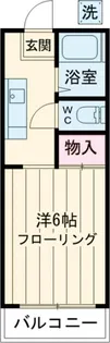 第三通南ビル【4階】の間取り