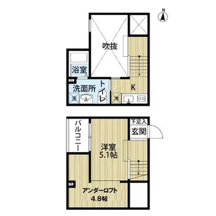 タウリス【2階】の間取り