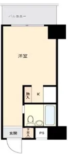 井上ビル・スカイコート横浜日ノ出町【5階】の間取り