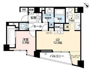 BRANZ赤坂【3階】の間取り