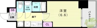 ソルテラスKOBE湊町【7階】の間取り